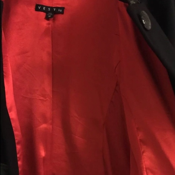 SOLD $95 Vesti croc embossed black blazer lined 16 - Picture 8 of 8